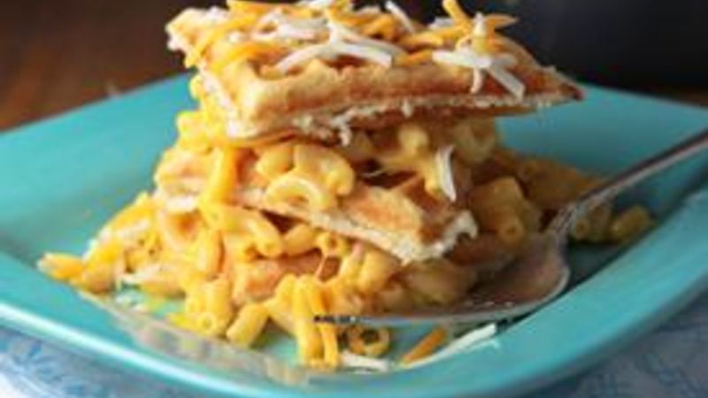 Macaroni and cheese waffle iron recipes